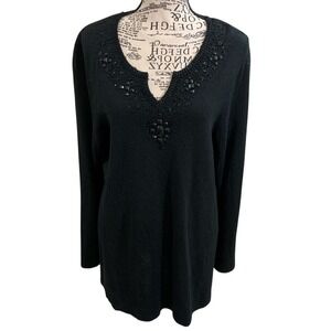 Metro 7 embellished tunic size 16W‎ NWT